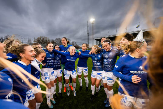Trelleborgs Alice Egnér, målvakt Somea Polozen och Lova