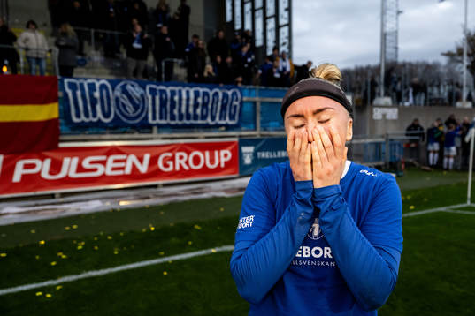 Trelleborgs Linnea Prambrant jublar