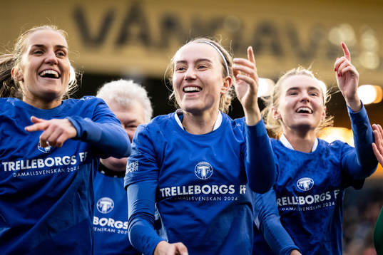 Trelleborgs Hanna Persson, Viktoria Persson och Rio Strand