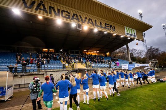 Trelleborgs spelare jublar