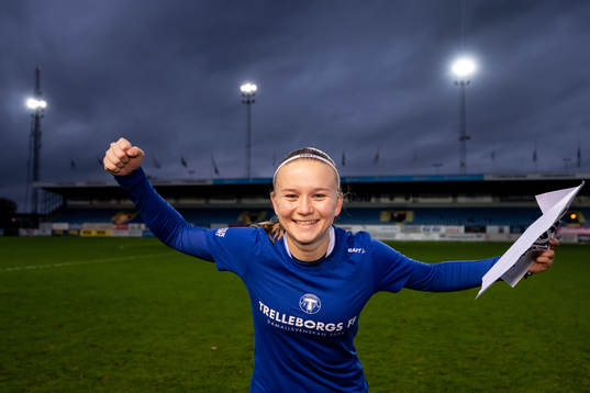 Trelleborgs Johanna Lindblom jublar