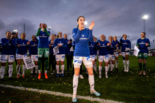 Trelleborgs Alice Egnér jublar