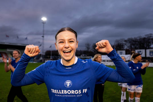 Trelleborgs Alice Egnér jublar