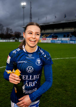Trelleborgs Alice Egnér jublar