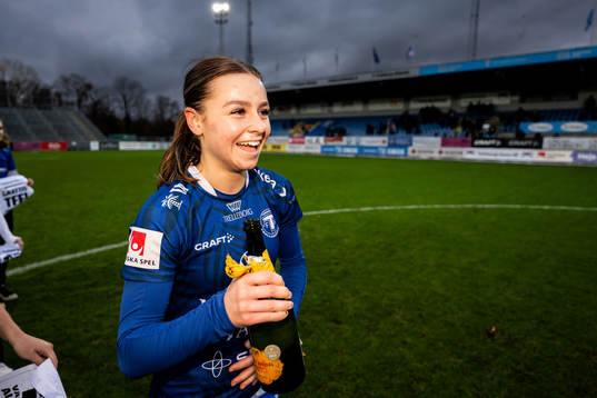 Trelleborgs Alice Egnér jublar