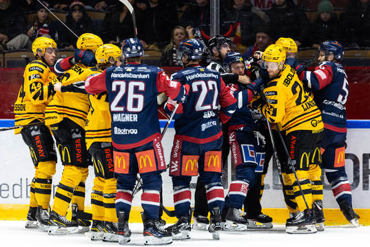 Bråk mellan Skellefteås och Linköpings spelare
