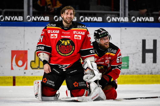 Luleås målvakt Joel Lassinantti har problem med