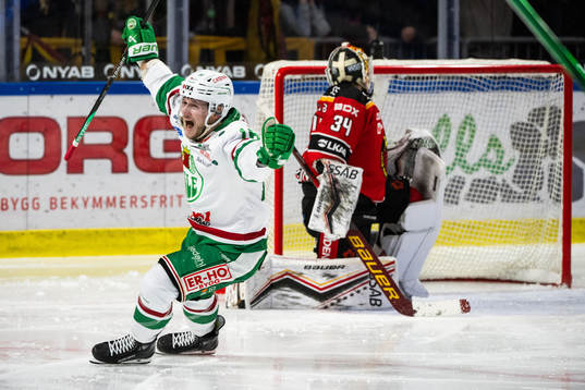 Rögles Valtteri Viljanen jublar