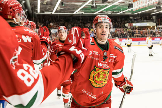 Mora IKs Ludvig Levinsson jublar