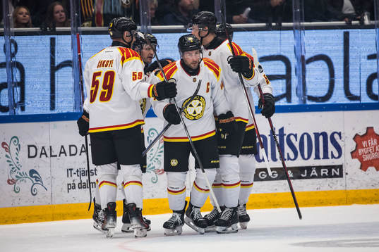 Brynäs IFs Johan Larsson jublar