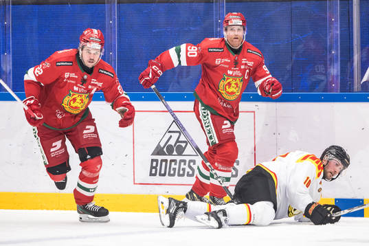 Moras Måns Carlsson och Moras Daniel Ljunggren och Brynäs