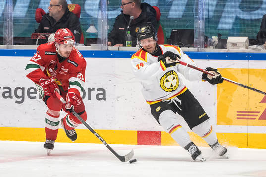 Moras Ludvig Levinsson och Brynäs Chad Billins