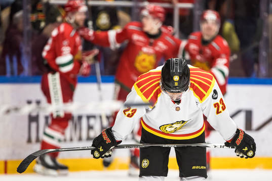 Brynäs Tyler Vesel deppar