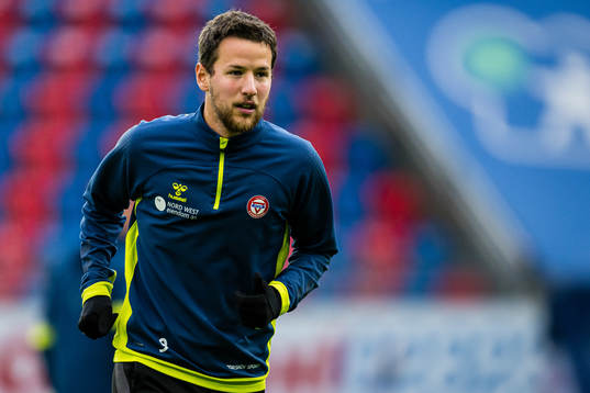 Johannes Andres Hummelvoll-Nunez of KFUM warms up
