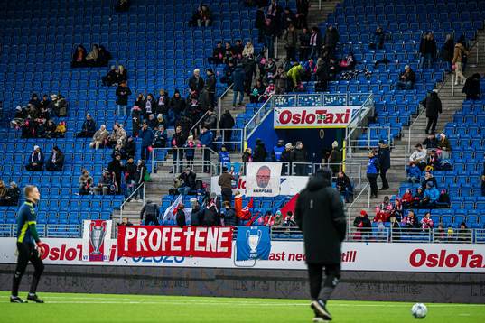 Spectators in the stands
