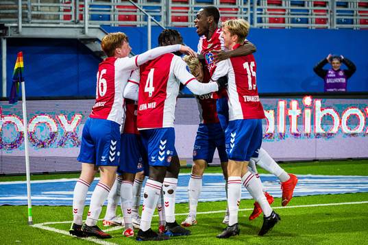 Remi-André Svindland of KFUM celebrates