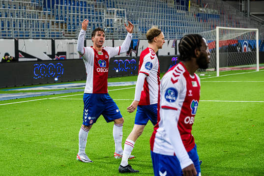 Remi-André Svindland of KFUM celebrates