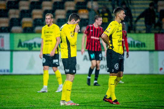 Mjällbys spelare deppar