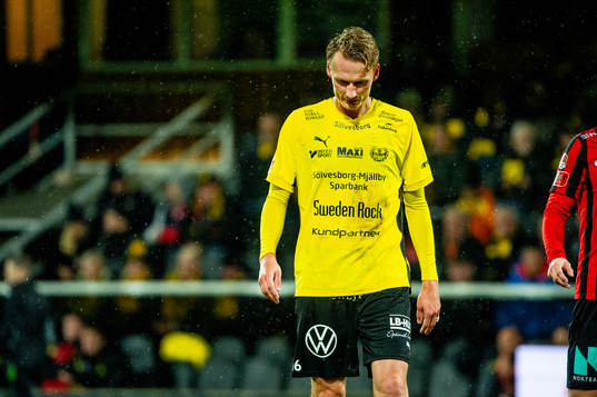 Mjällbys Alexander Johansson deppar