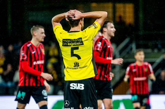 Mjällbys Colin Rösler deppar