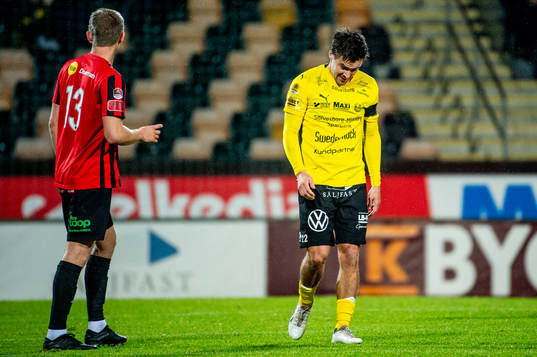 Mjällbys Jesper Gustavsson deppar