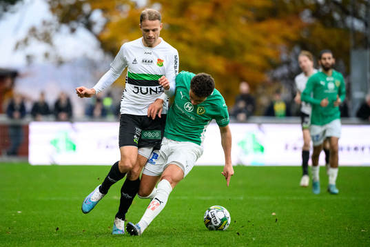 GAISs Gustav Lundgren och Jönköpings Södras Malkolm