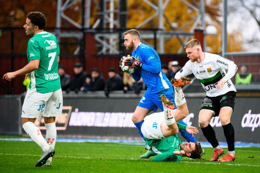 Jönköpings Södras målvakt Alexander Nilsson och Jesper