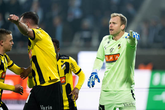 Häckens målvakt Peter Abrahamsson