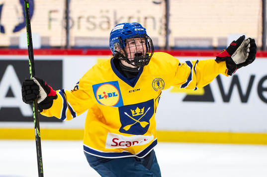 Dalarnas Chloe Berndtsson jublar