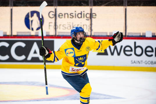 Dalarnas Chloe Berndtsson jublar