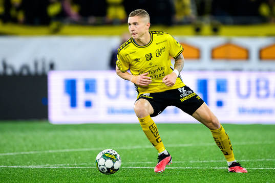 Elfsborgs Sebastian Holmen jublar