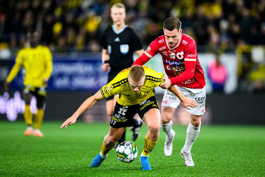 Elfsborgs Per Frick och Degerfors Rasmus Örqvist