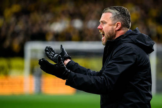Elfsborgs manager Jimmy Thelin reagerar