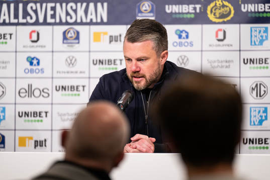 Elfsborgs manager Jimmy Thelin