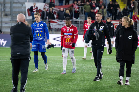 Degerfors målvakt Sondre Lovseth Rossbach och Joseph -