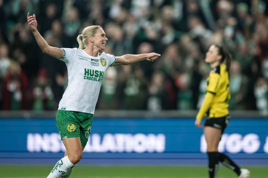 Hammarbys Jonna Andersson jublar
