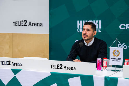 Hammarbys tränare Pablo Pinones-Arce