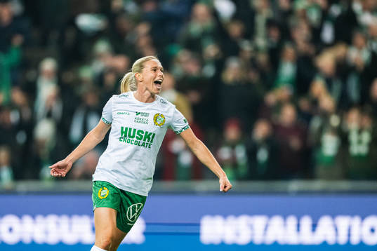 Hammarbys Jonna Andersson jublar
