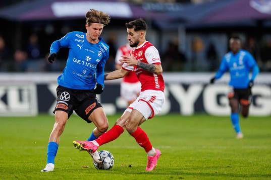 Halmstads Erik Ahlstrand och Kalmars Noah Shamoun