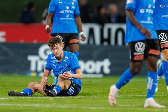 Halmstads Kazper Karlsson deppar