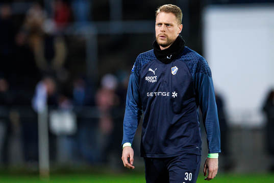 Halmstads målvakt Malkolm Nilsson Säfqvist