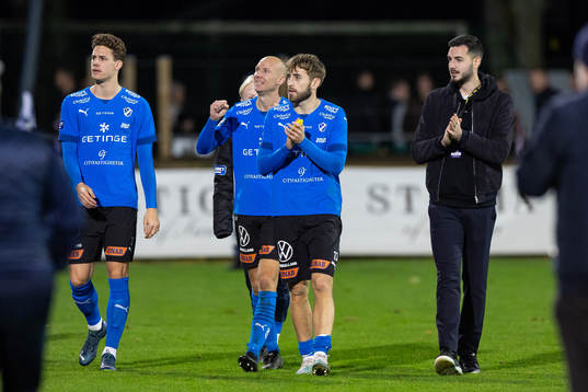 Halmstads Gabriel Wallentin, Andreas Johansson, Jack Cooper