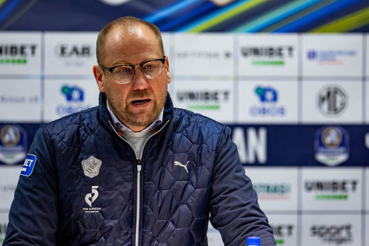 Halmstads tränare Magnus Haglund