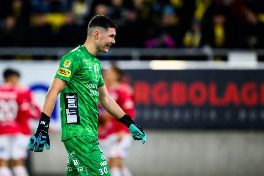 Elfsborgs målvakt Hakon Valdimarsson deppar och