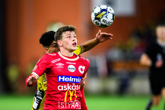 Elfsborgs Ahmed Qasem och Degerfors Gustav Lindgren