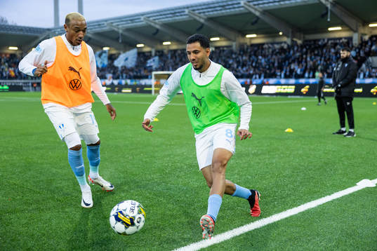Malmö FFs Derek Cornelius och Sergio Pena