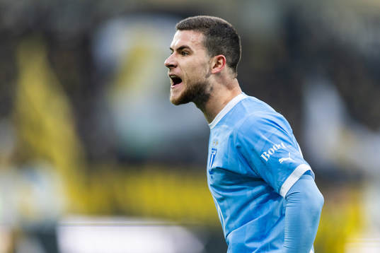 Malmö FFs Gabriel Busanello reagerar