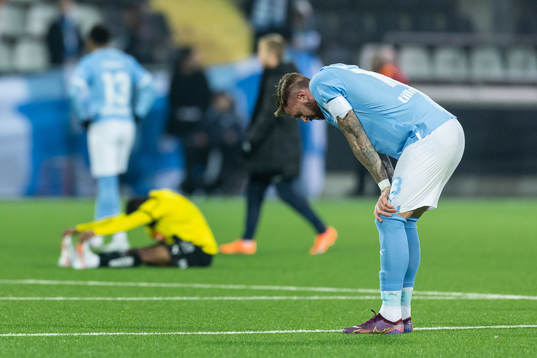 Malmö FFs Pontus Jansson deppar