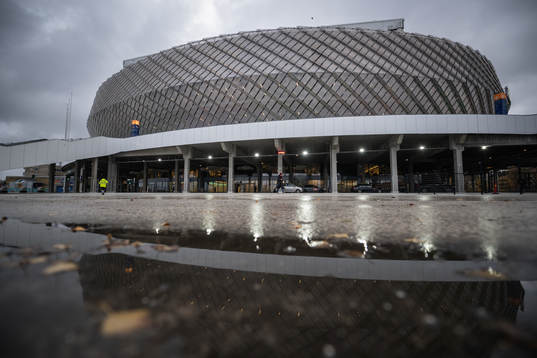 Exteriör av Tele2 Arena