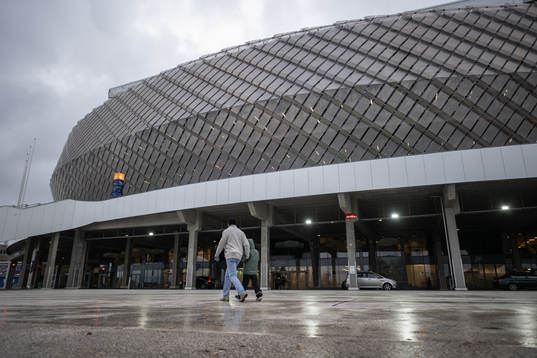 Exteriör av Tele2 Arena